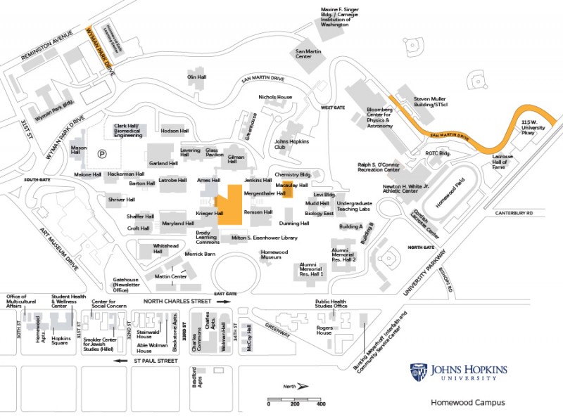 Jhu Homewood Campus Map Homewood Improvement: Construction Projects Ongoing Across Jhu Campus | Hub