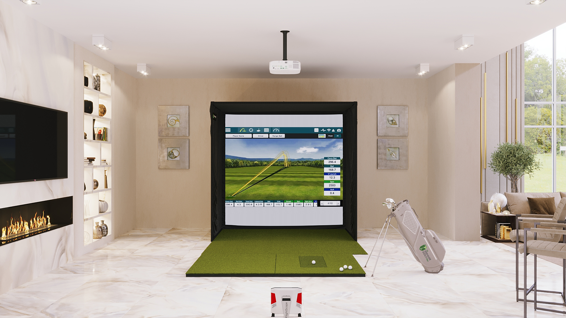 FlightScope X3 SIG8 Golf Simulator Package » Best Golf Simulator Guide