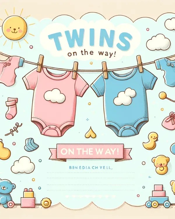 Baby Shower Invitation Wording for Twins A Complete Guide