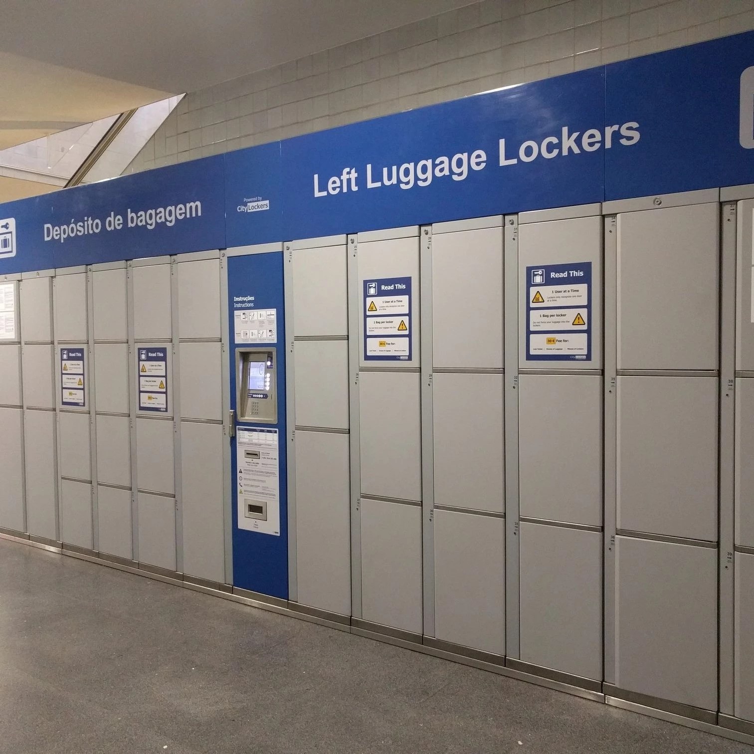 Luggage storage in Lisbon LugLockers