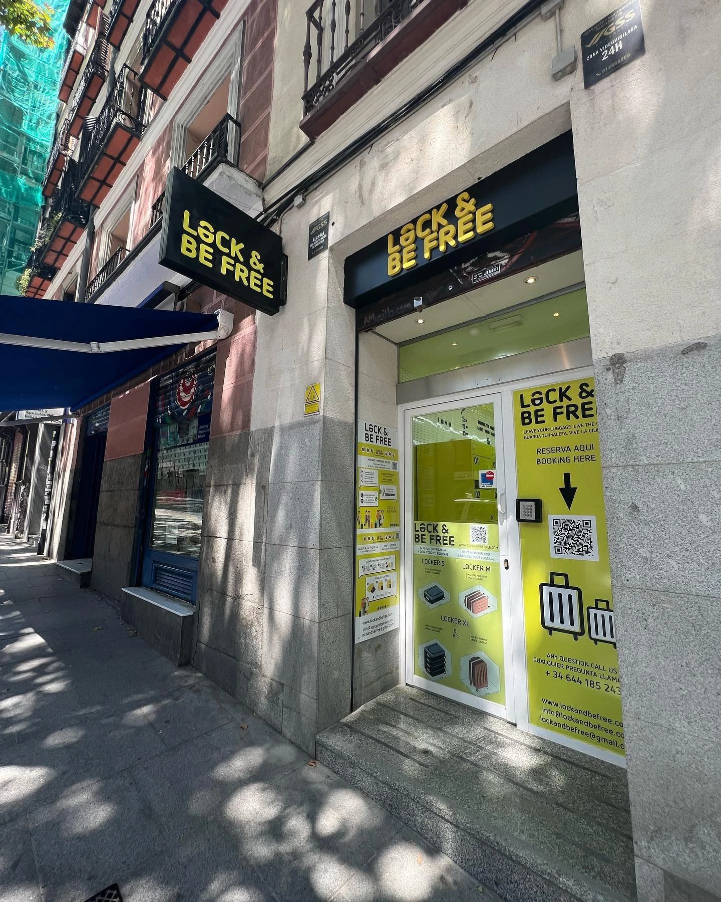 Luggage storage in Madrid LugLockers