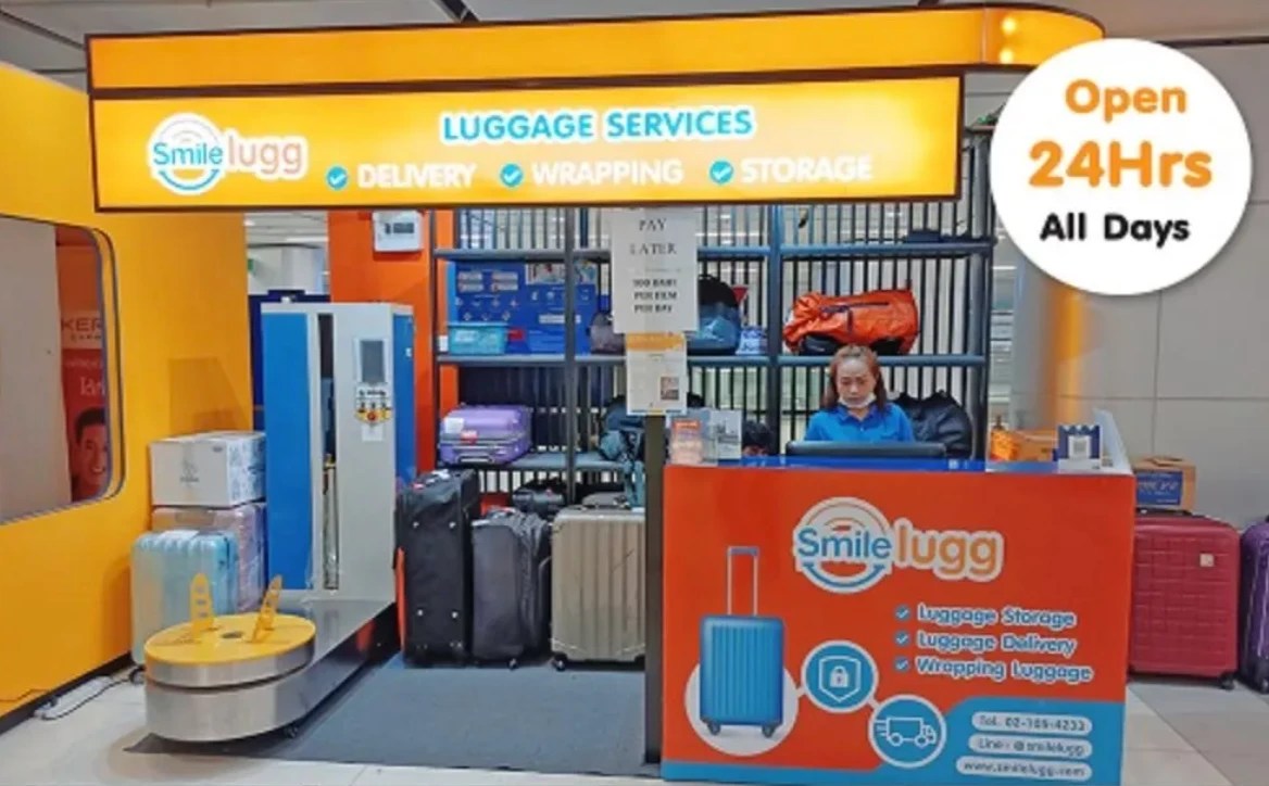Luggage storage in Bangkok Suvarnabhumi Airport LugLockers