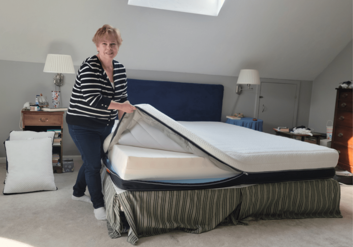 Perfect Sleeps on Our New Adjustable LUXI Mattress (Code & Giveaway