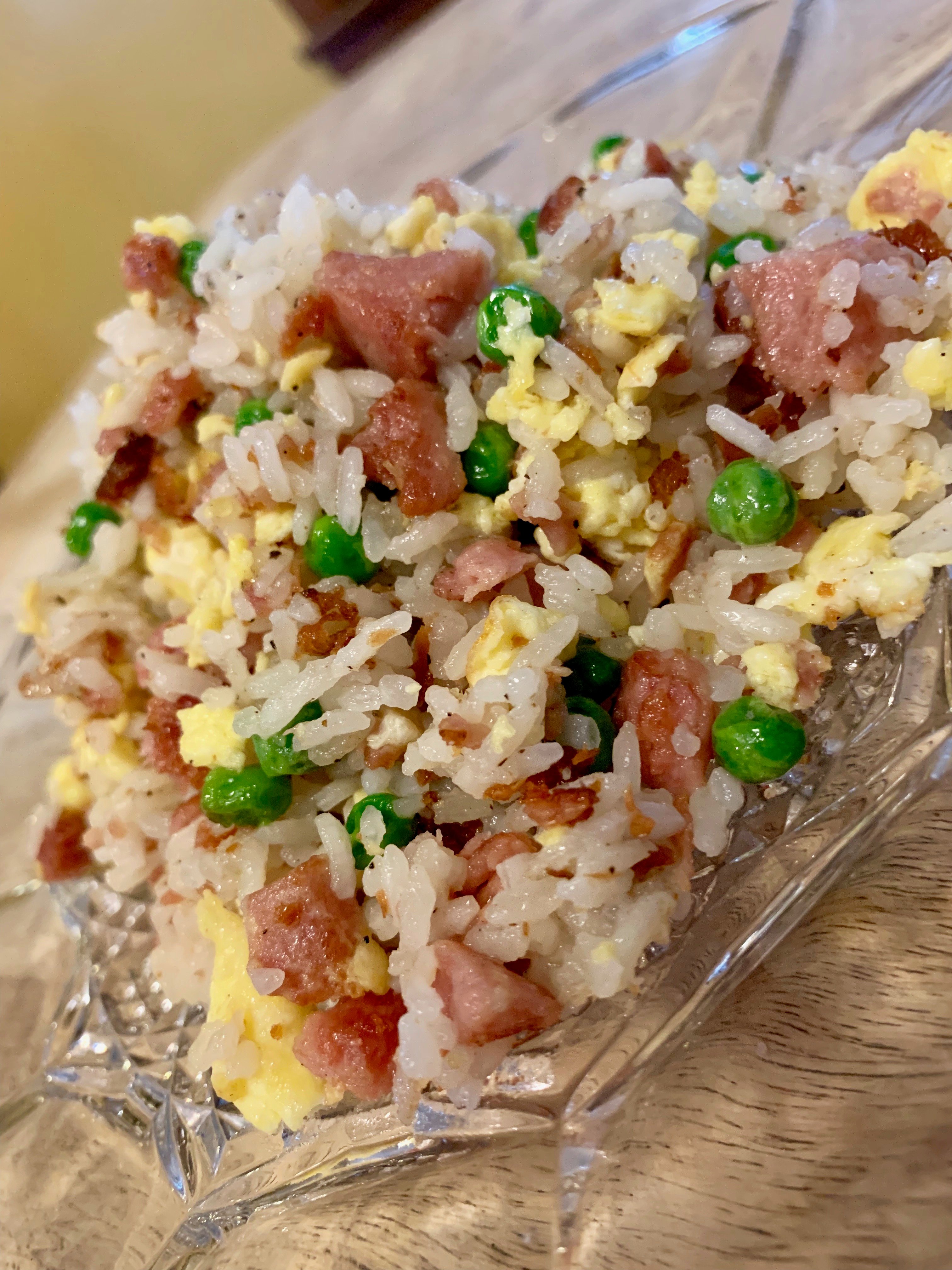 5 Ingredient Dish Spring Peas and SPAM Fried Rice Macaroni KID Macaroni Kid EATS!