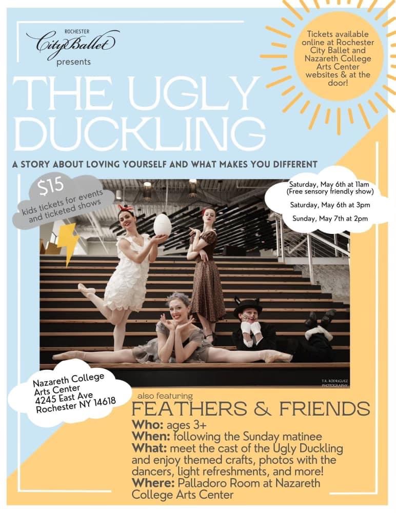 Rochester City Ballet The Ugly Duckling this Weekend! Macaroni KID