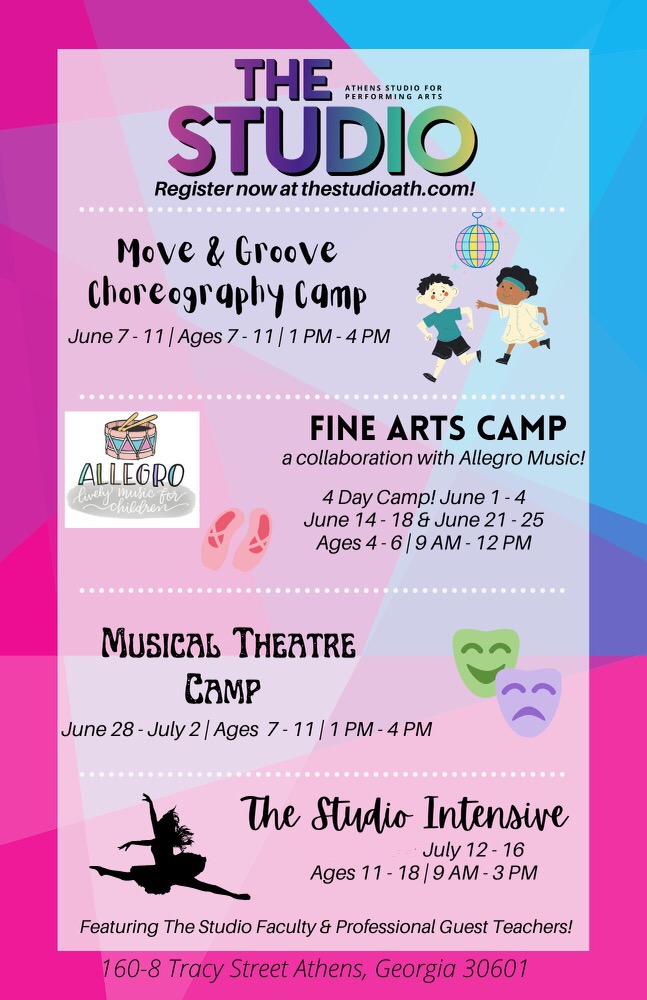 The Studio, Athens Studio for Performing Arts, is NOW OPEN! Macaroni