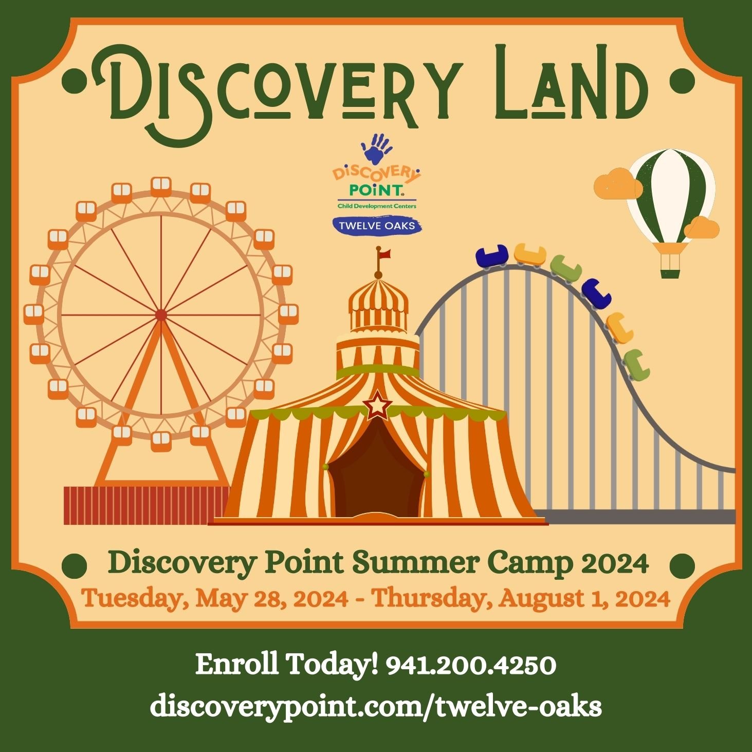 Discovery Point Twelve Oaks Discovery Land Macaroni KID SarasotaVenice