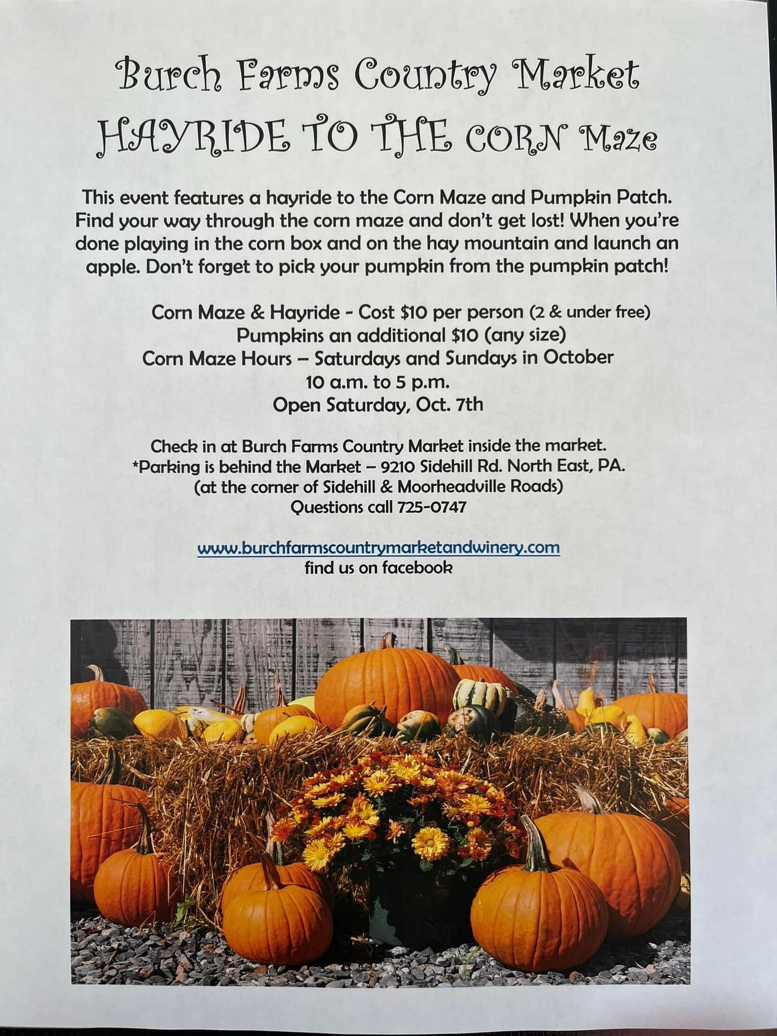 Burch Farms Corn Maze, Hayride, PYO Pumpkin Patch & More Macaroni KID