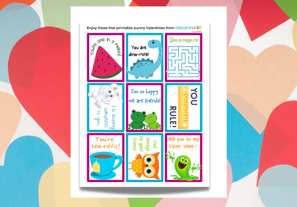 100 Perfect Puns for Valentine's Day + A Free Printable! Macaroni KID