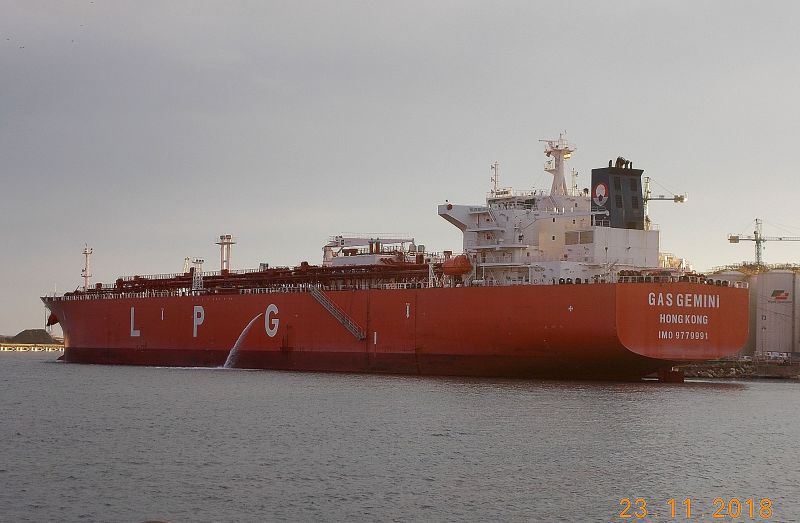 GAS GEMINI LPG / VLGC / Fully refrigerated