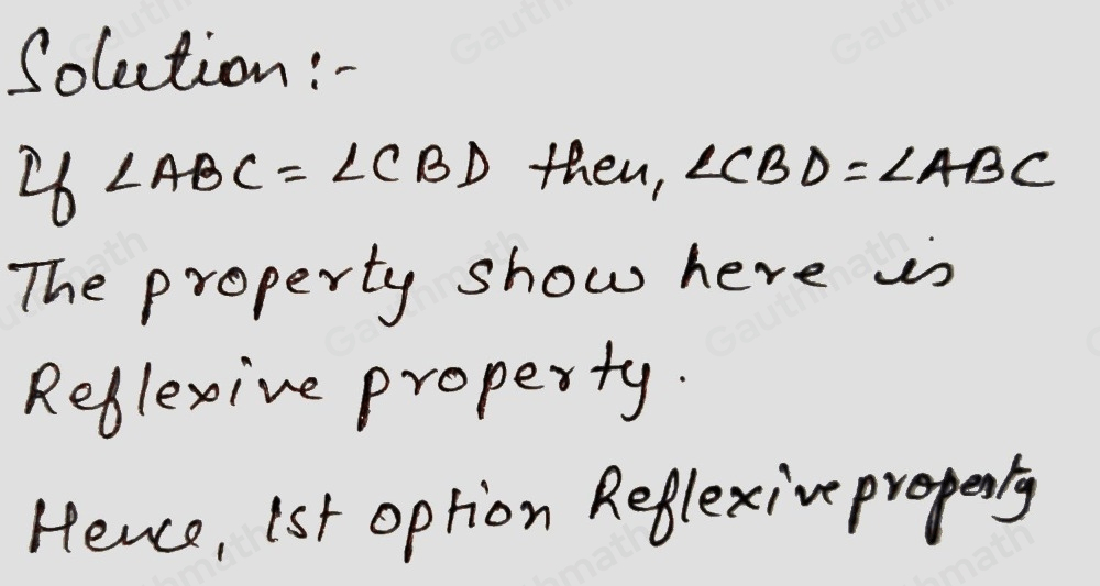 Which property is shown? If mangle ABC=mangle CBD , then mangle CBD