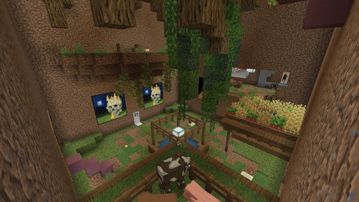 Micro Dirt House | Minecraft Pe Maps