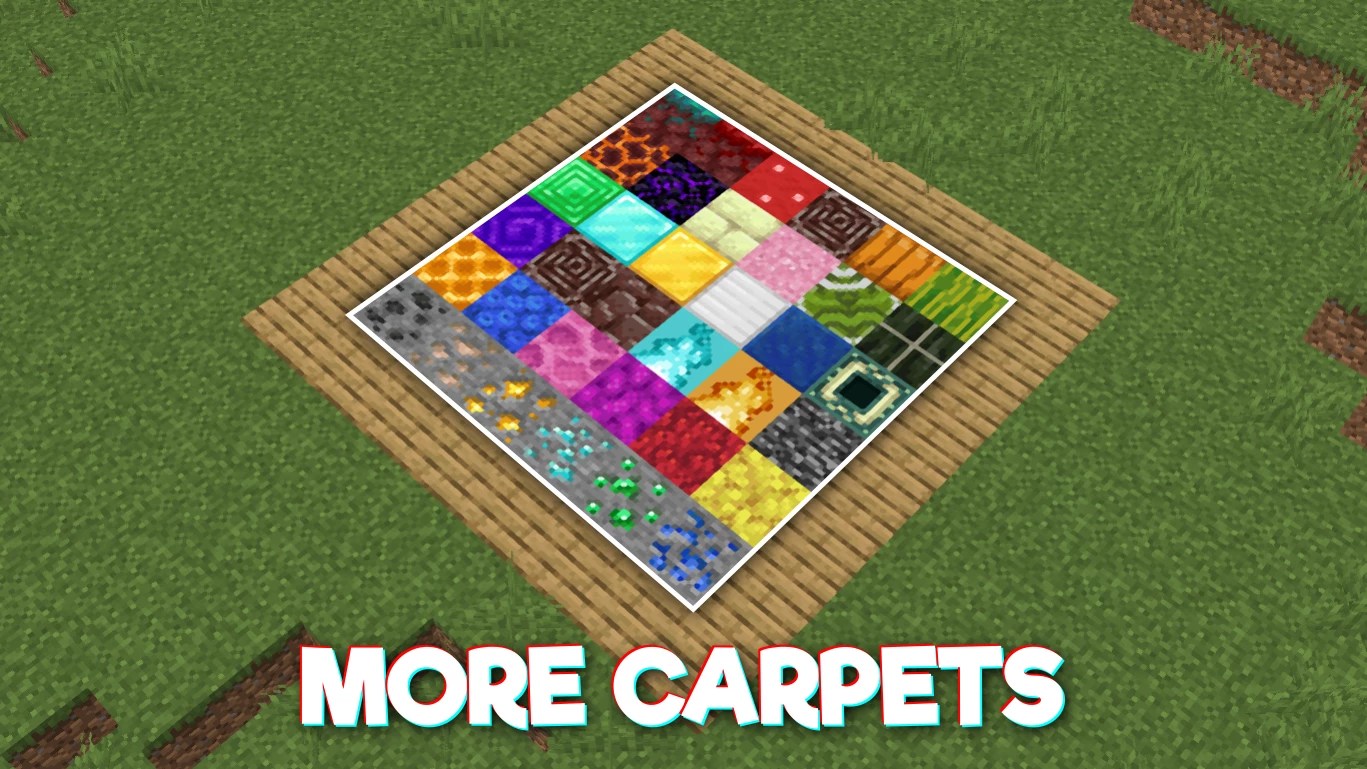 More Carpets Mod Mod for Minecraft [1.17.1]