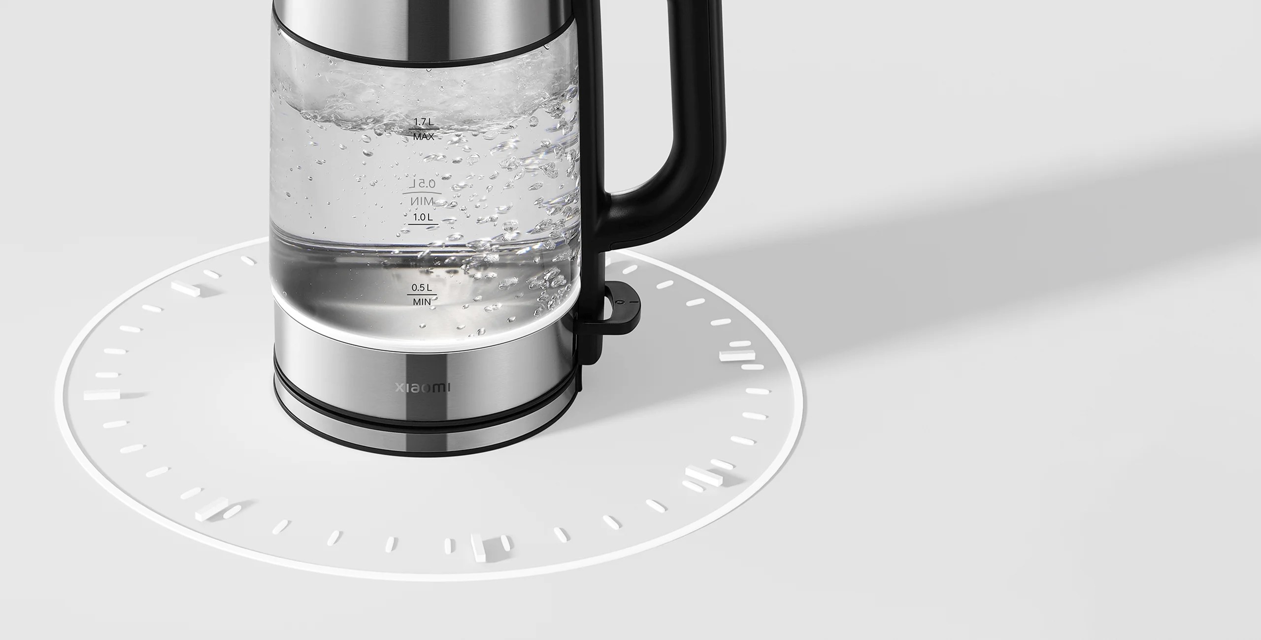 Xiaomi Electric Glass Kettle, 1.7L high capacity