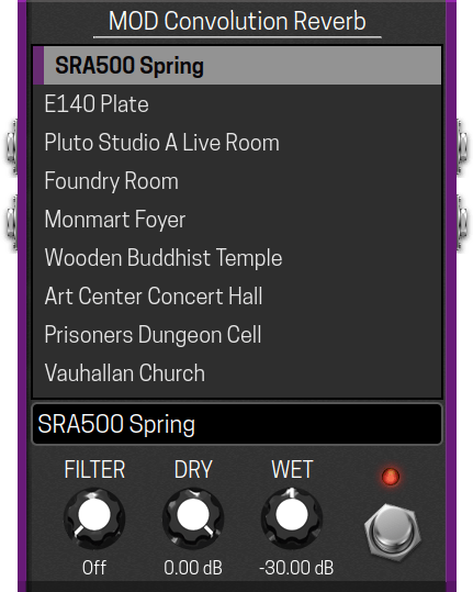 MOD - Convolution Reverb - Plugins - OFFICIAL - MOD Audio Forum
