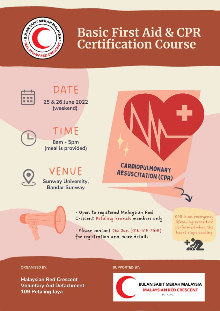Basic First Aid & CPR Certification Course Malaysian Red Crescent