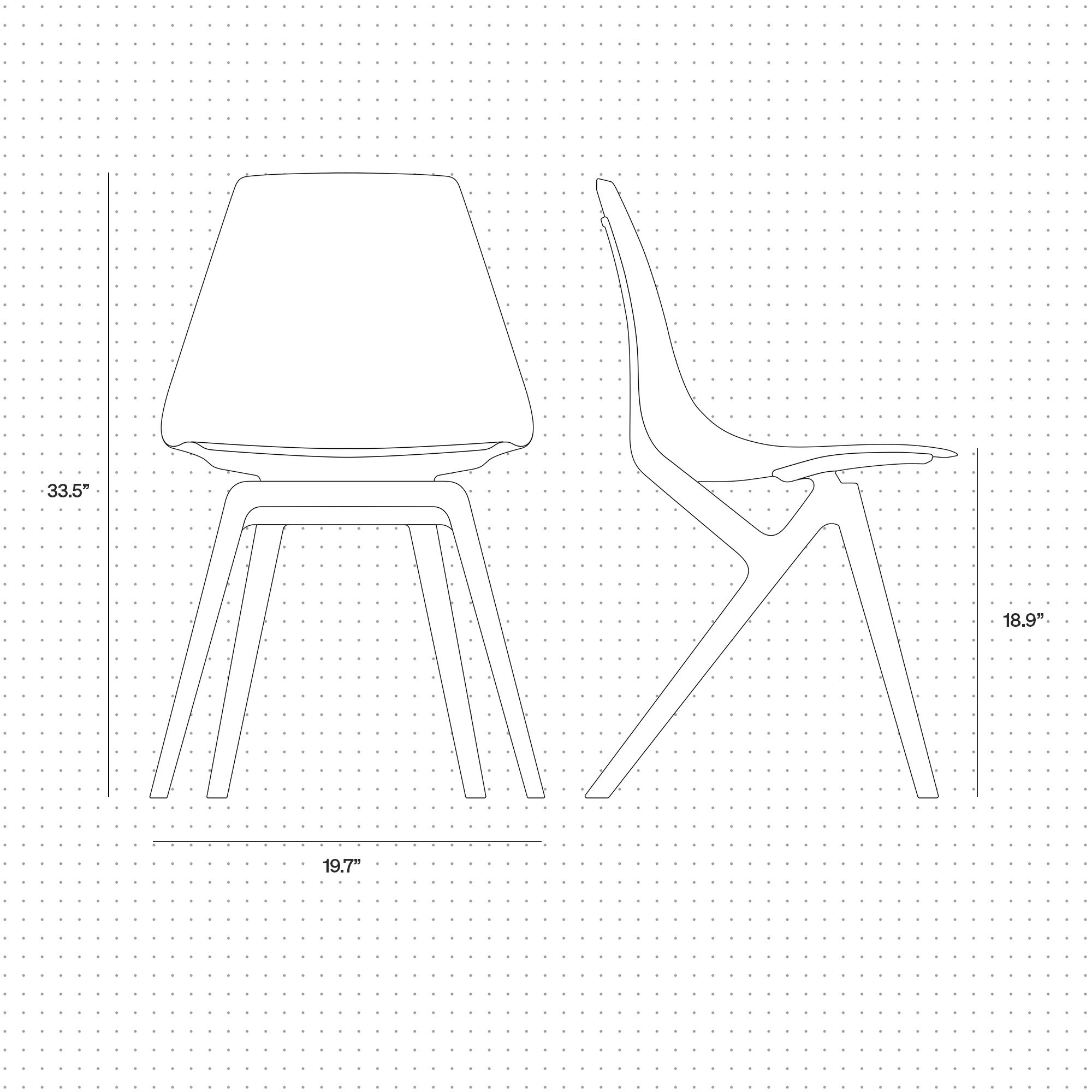 noho move™ Chair Dynamic, Ergonomic Chair That Moves With You noho