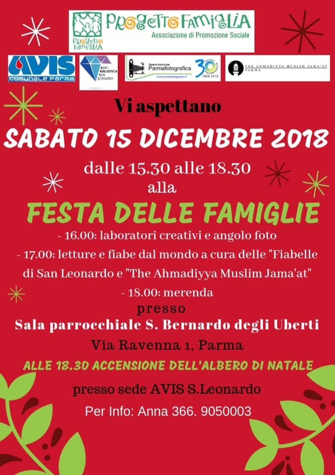 Festa delle famiglie nella sala parrocchiale San Bernardo degli Uberti