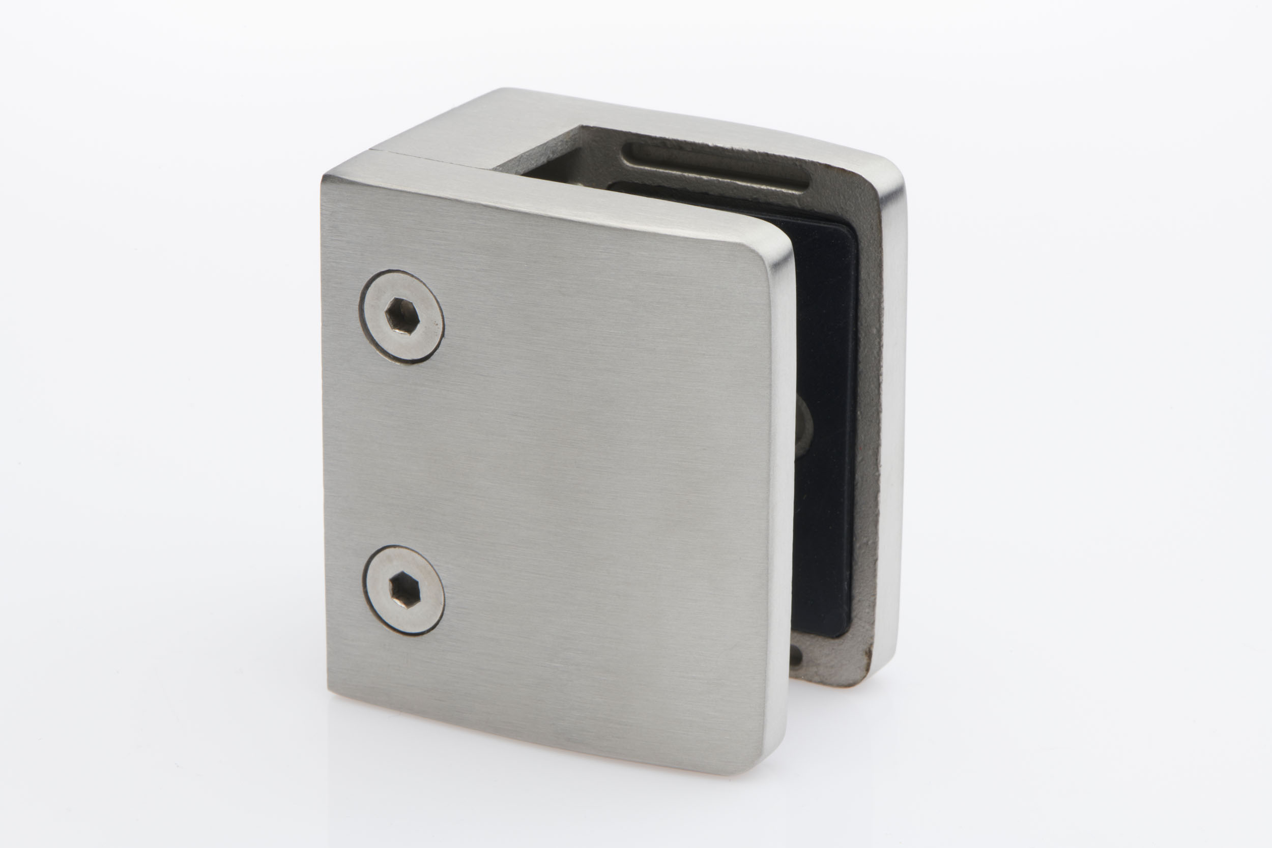 Large Square Shaped Clamp For 21.5mm Glass Origin Architectural