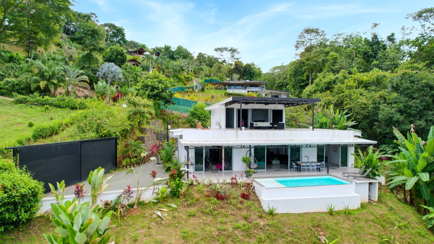 Harmonious Modern Uvita Home with Infinity Pool, Ocean Views, and