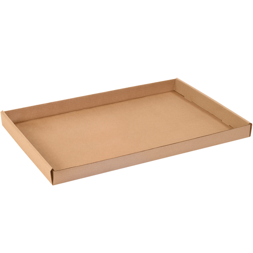 24 x 15 x 1 3/4" Kraft Corrugated Trays Packaging Hero