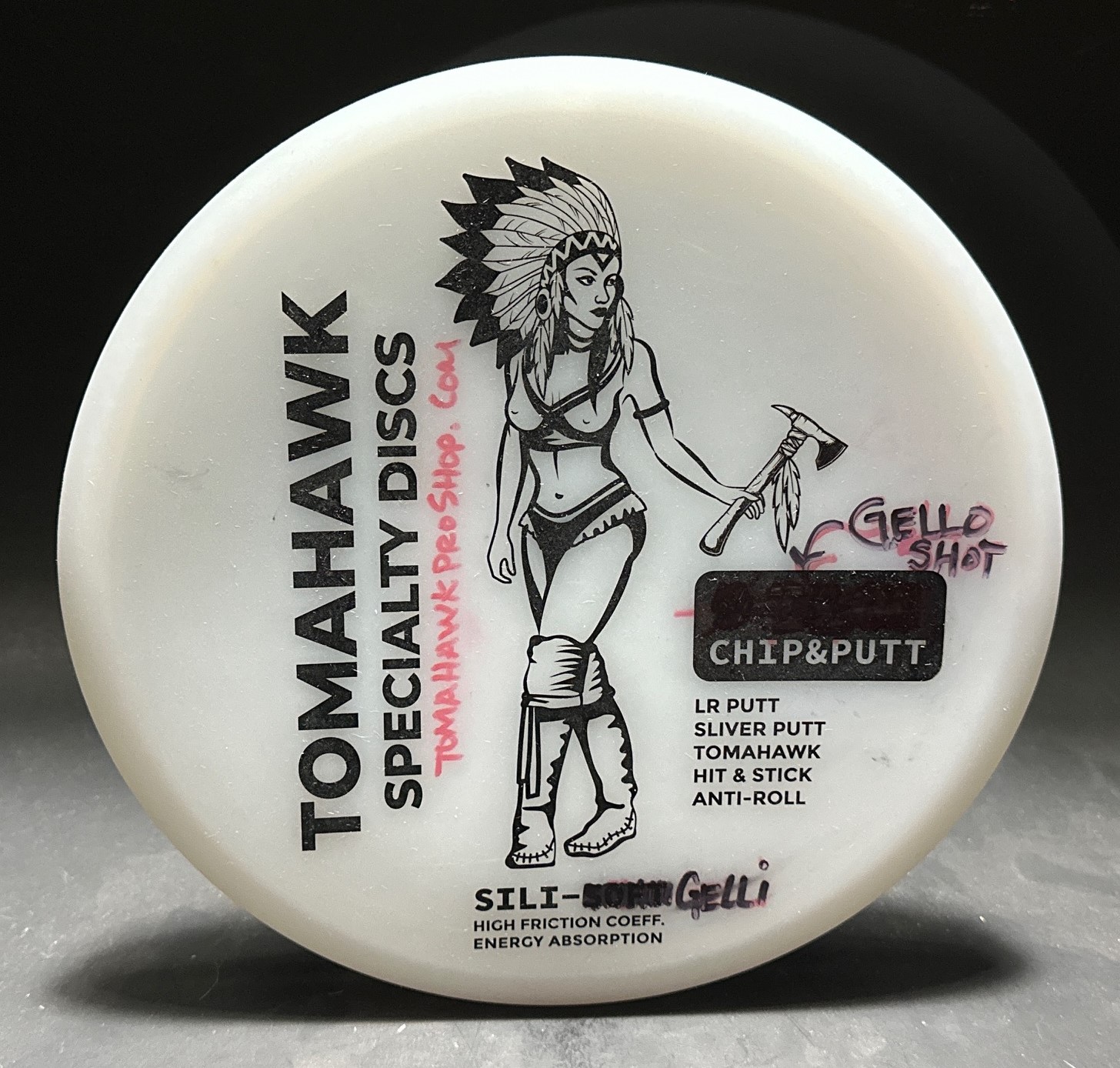 Gello Shot Chip & Putt from Tomahawk Specialty Discs Professional