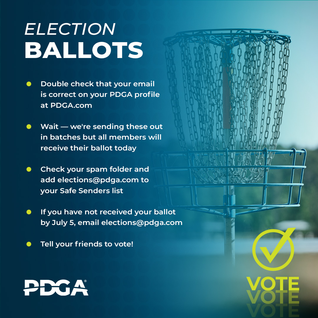 Submit Your Ballot Professional Disc Golf Association