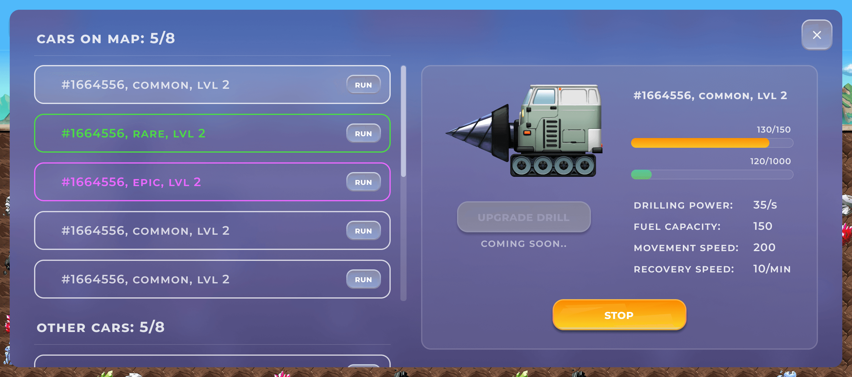 Drilling Game projects