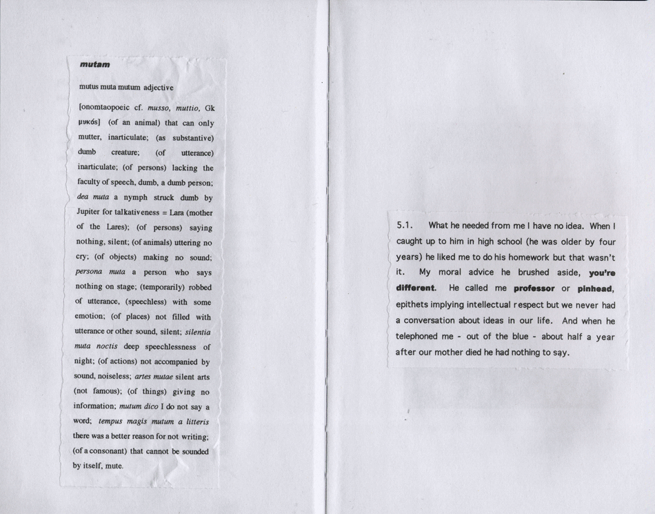 Nox [Excerpts] by Anne Carson Poems Academy of