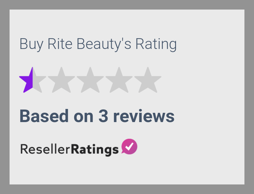 Buy Rite Beauty Reviews 2 Reviews of ResellerRatings