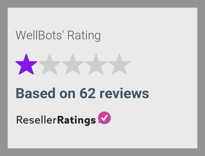 WellBots Reviews 59 Reviews of ResellerRatings