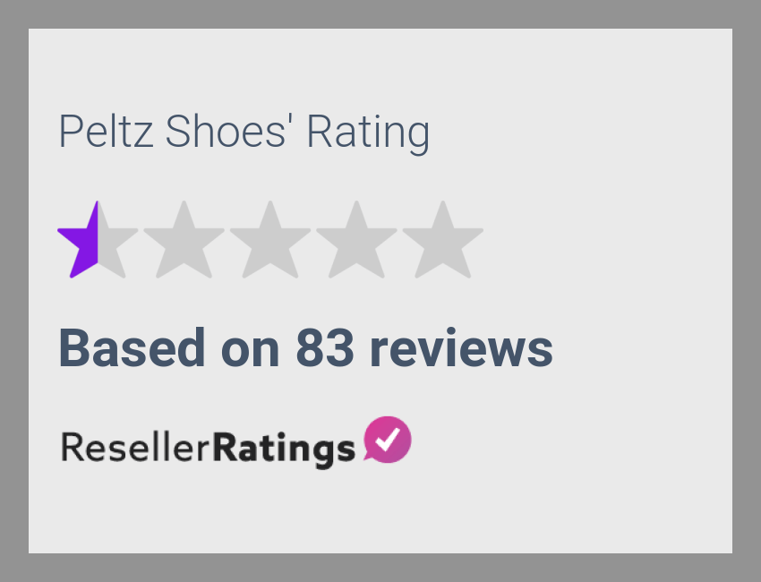 Peltz Shoes Reviews 85 Reviews of ResellerRatings