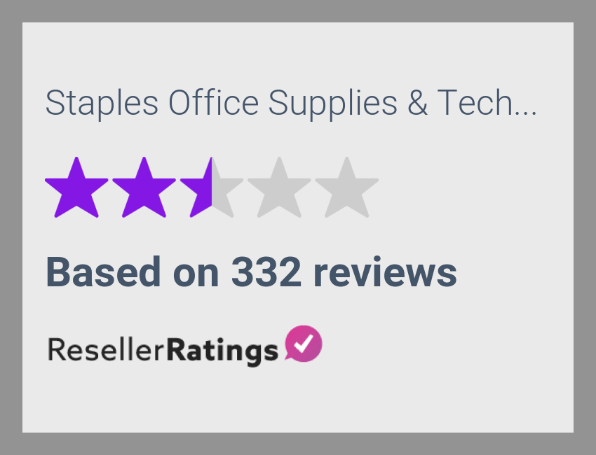 Staples Office Supplies & Technology Reviews 332 Reviews of Staples