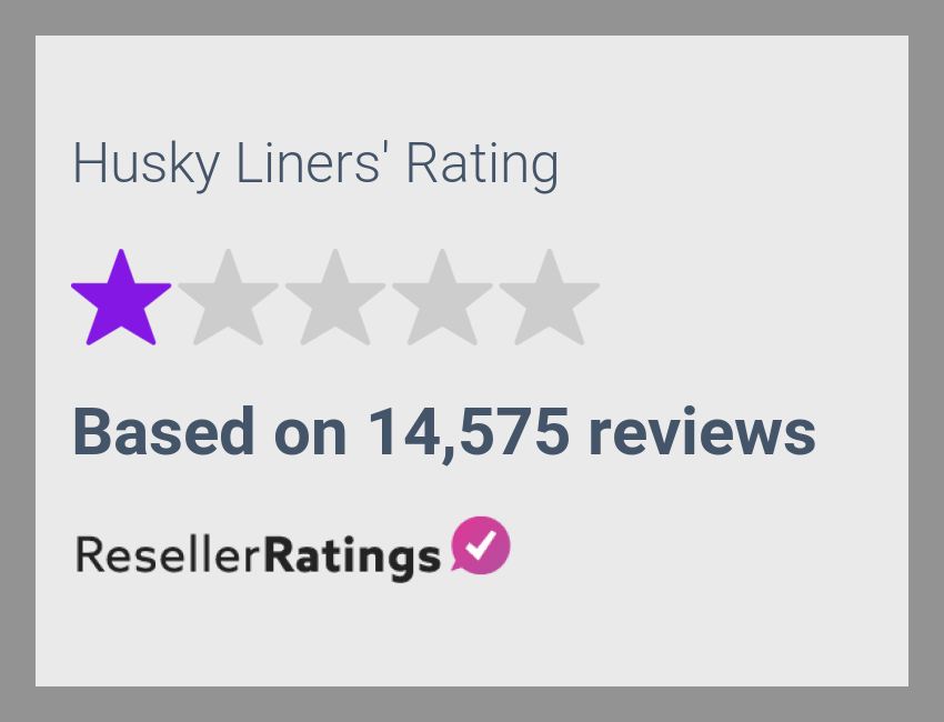 Husky Liners Reviews 14,575 Reviews of ResellerRatings