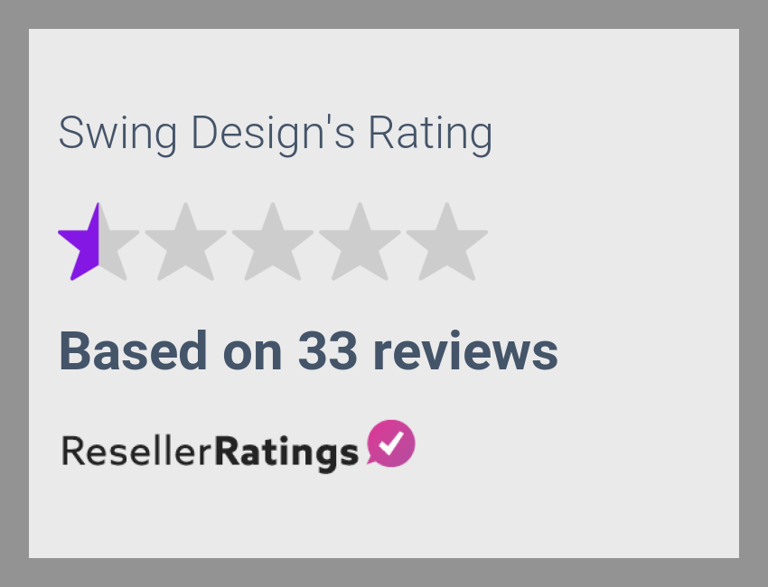 Swing Design Reviews 32 Reviews of ResellerRatings