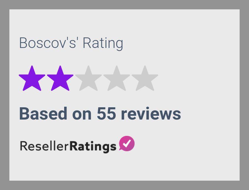 Boscov's Reviews 56 Reviews of ResellerRatings