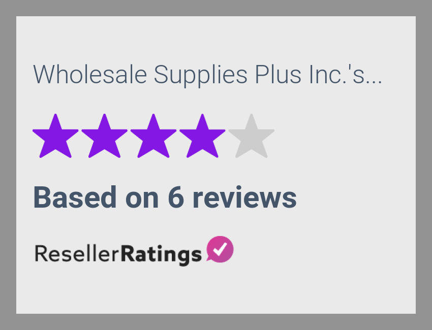 Wholesale Supplies Plus Inc. Reviews 6 Reviews of