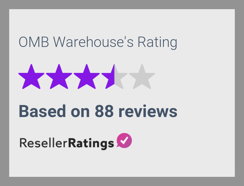 OMB Warehouse Reviews 85 Reviews of ResellerRatings