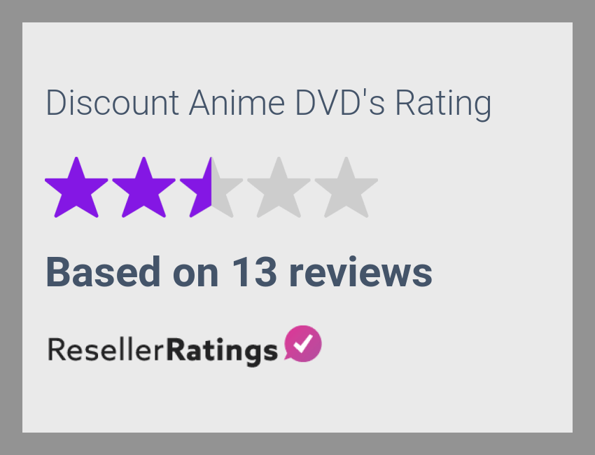 Discount Anime DVD Reviews 13 Reviews of