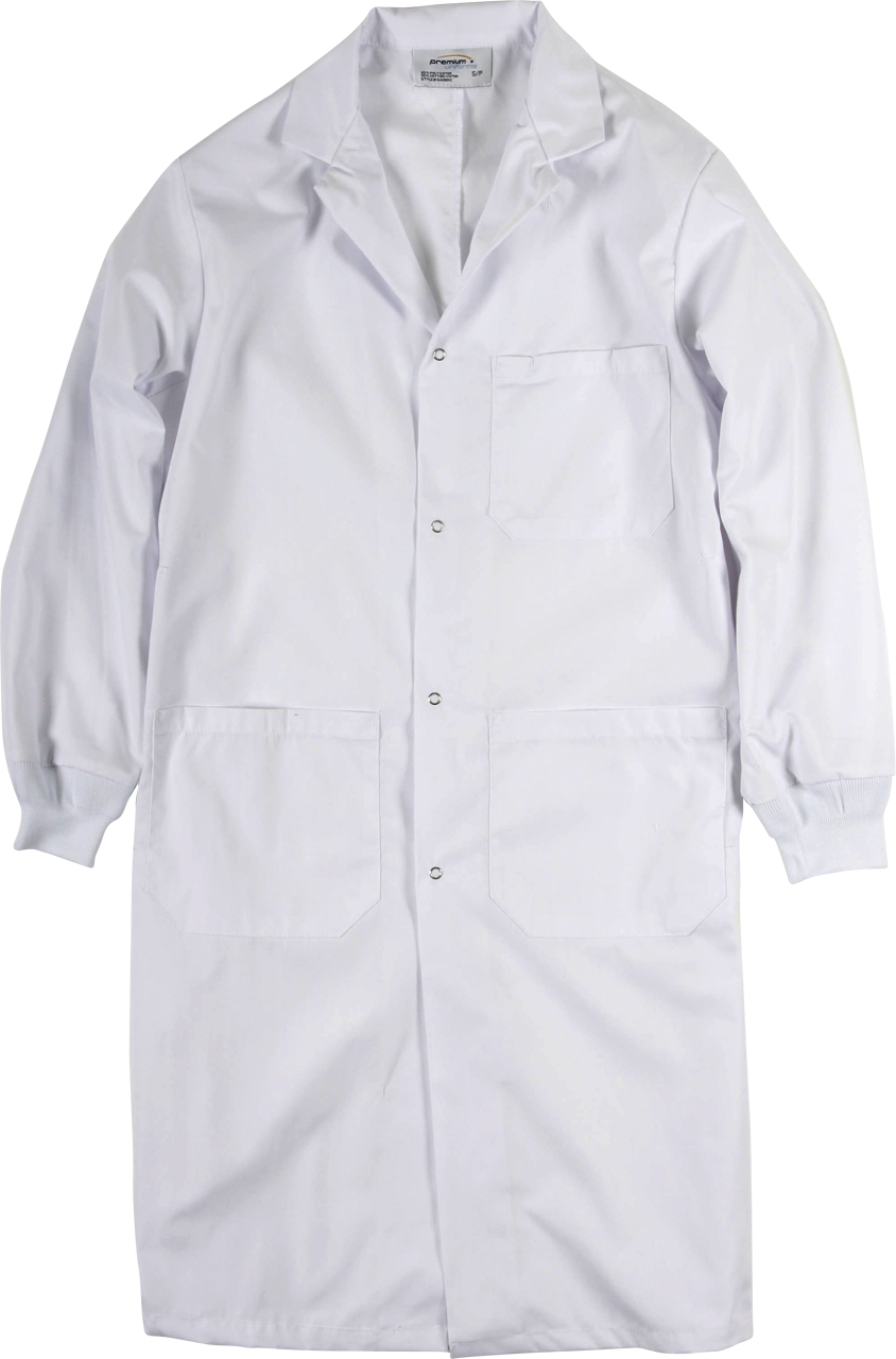 Men's Lab Coat w/Knit Cuffs Custom Lab Coats Uniforms Entripy