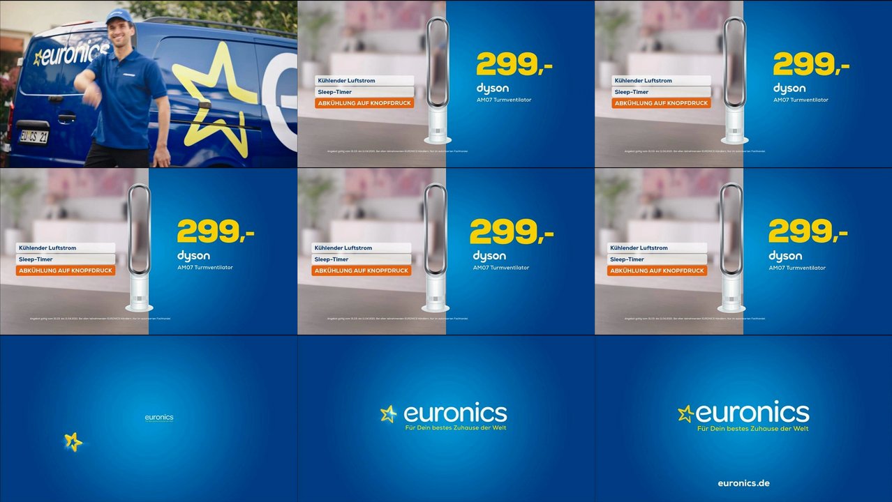 Spot TV annunci TV di euronics degli ultimi 120 giorni