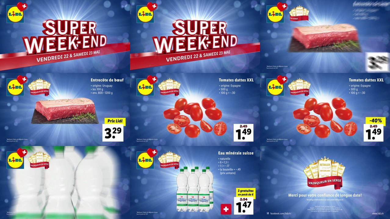 TV Spots TV Werbung von lidl der letzten 120 Tage