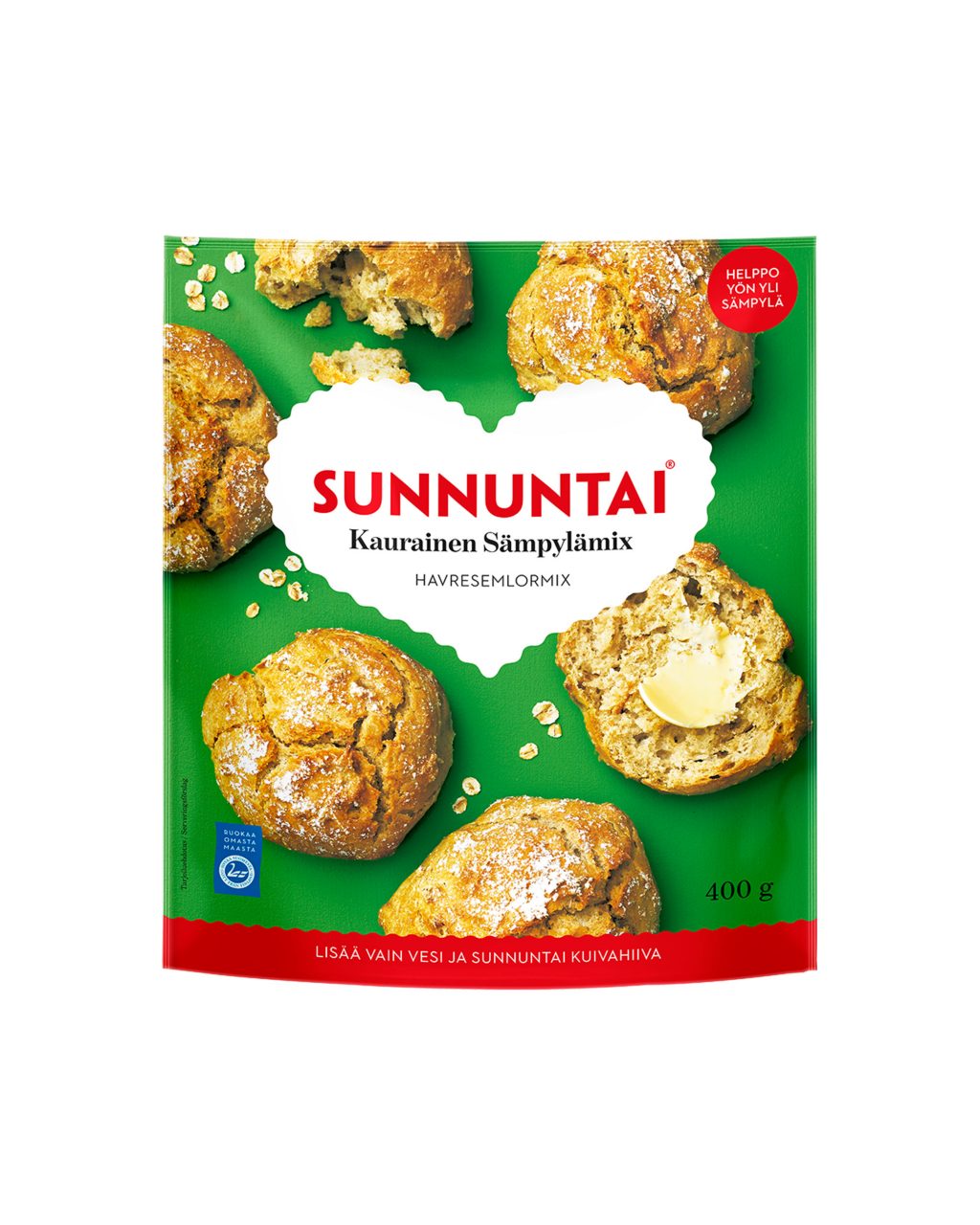 Helpoista Helpoimmat Yön Yli Kaurasämpylät