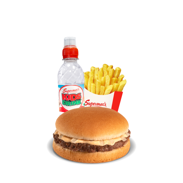 Customise Kids Regular Burger Meal Supermac's Ordering System