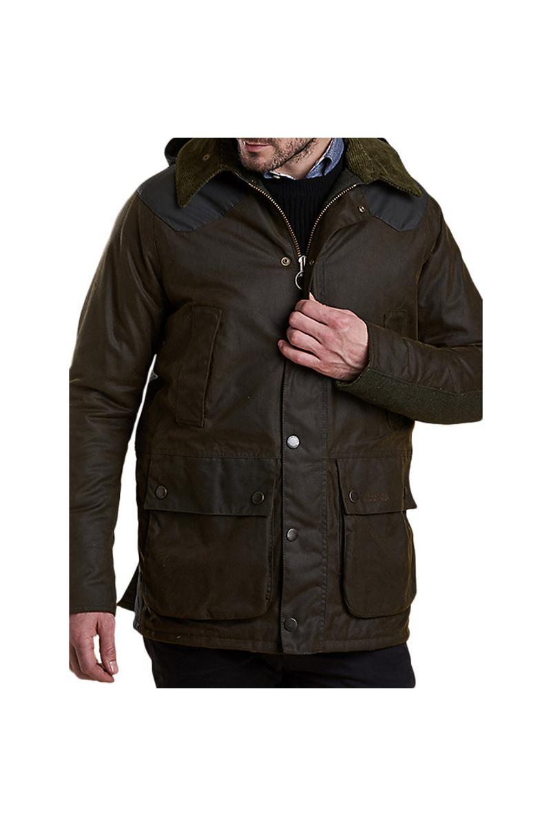 Hales Wax Jacket, Barbour Land Rover Defender Aksdal i Muren