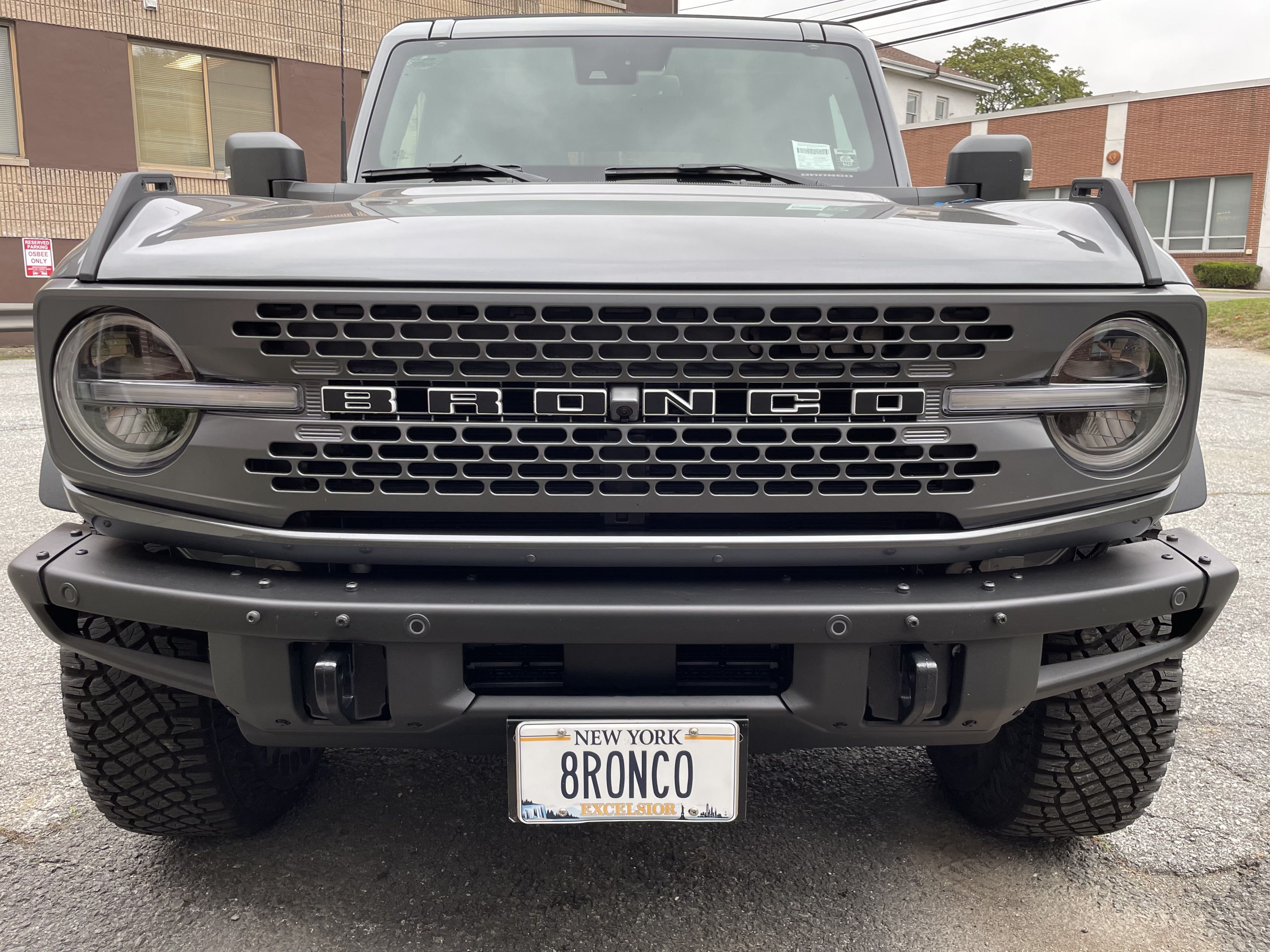 Front License Plates in Connecticut and Other States Bronco Nation