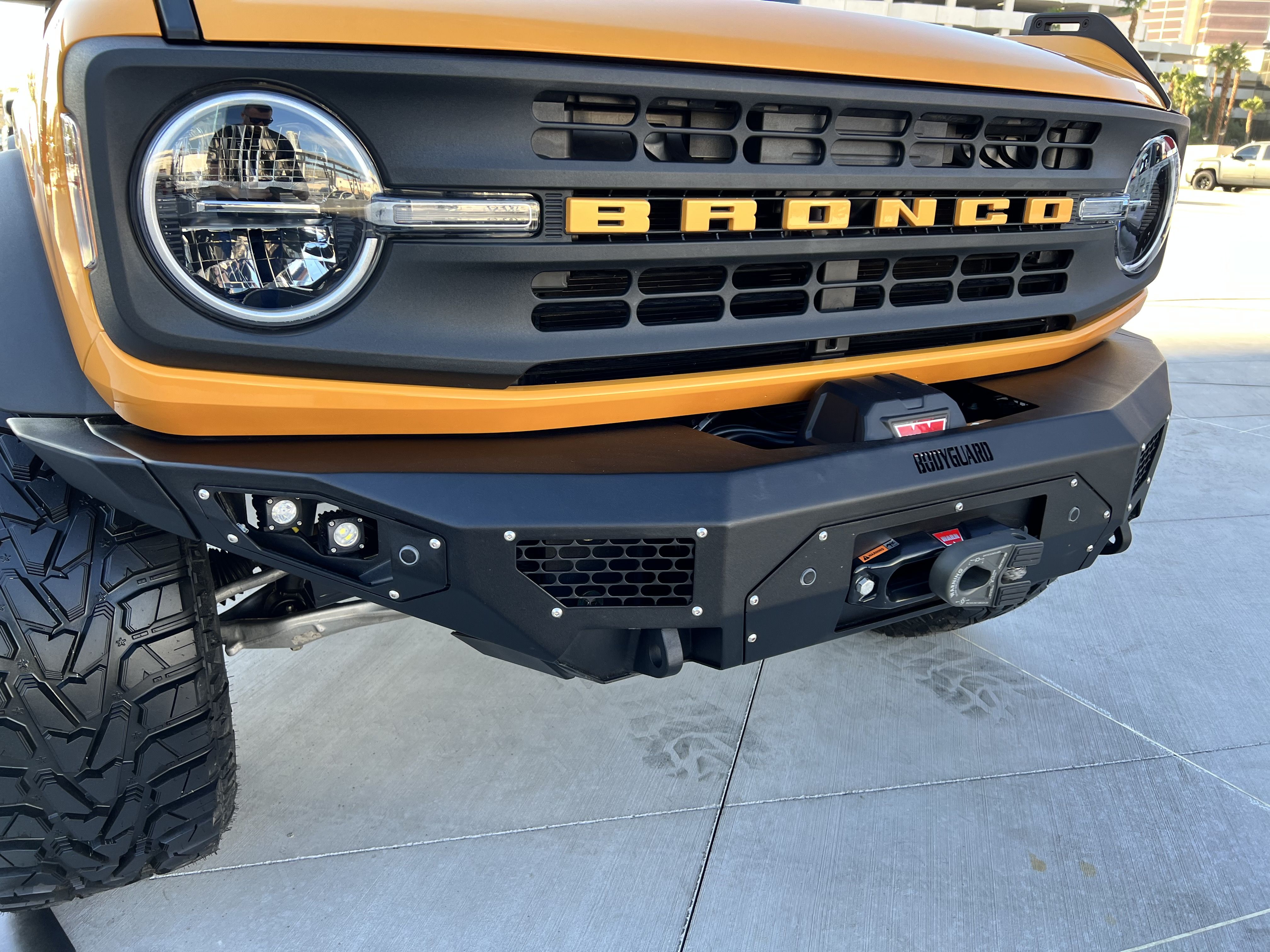 Bronco at SEMA 4 Wheel Parts and BODYGUARD BUMPERS Bronco Nation