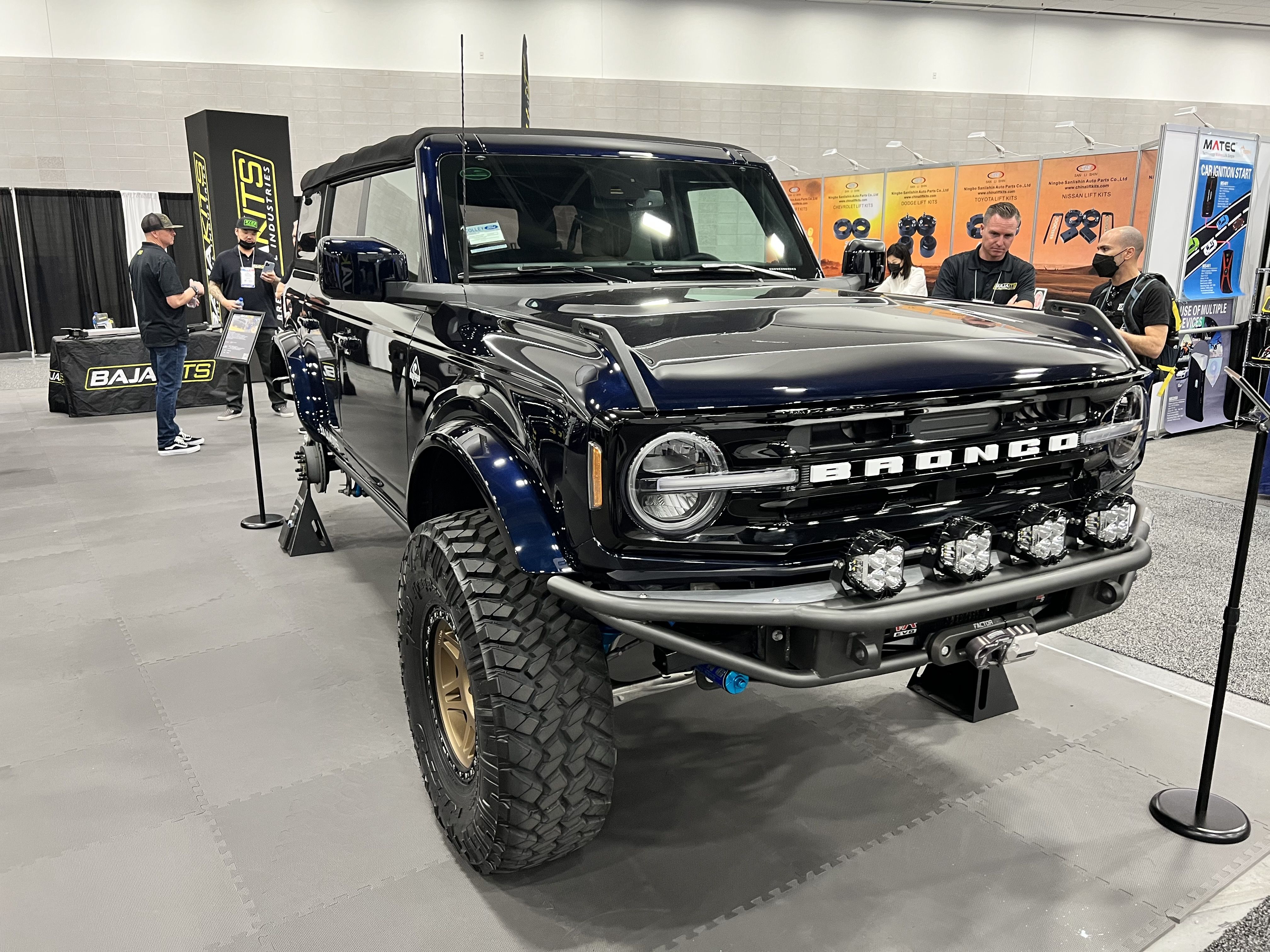 Bronco at SEMA BAJA KITS and BODYGUARD BUMPERS Bronco Nation
