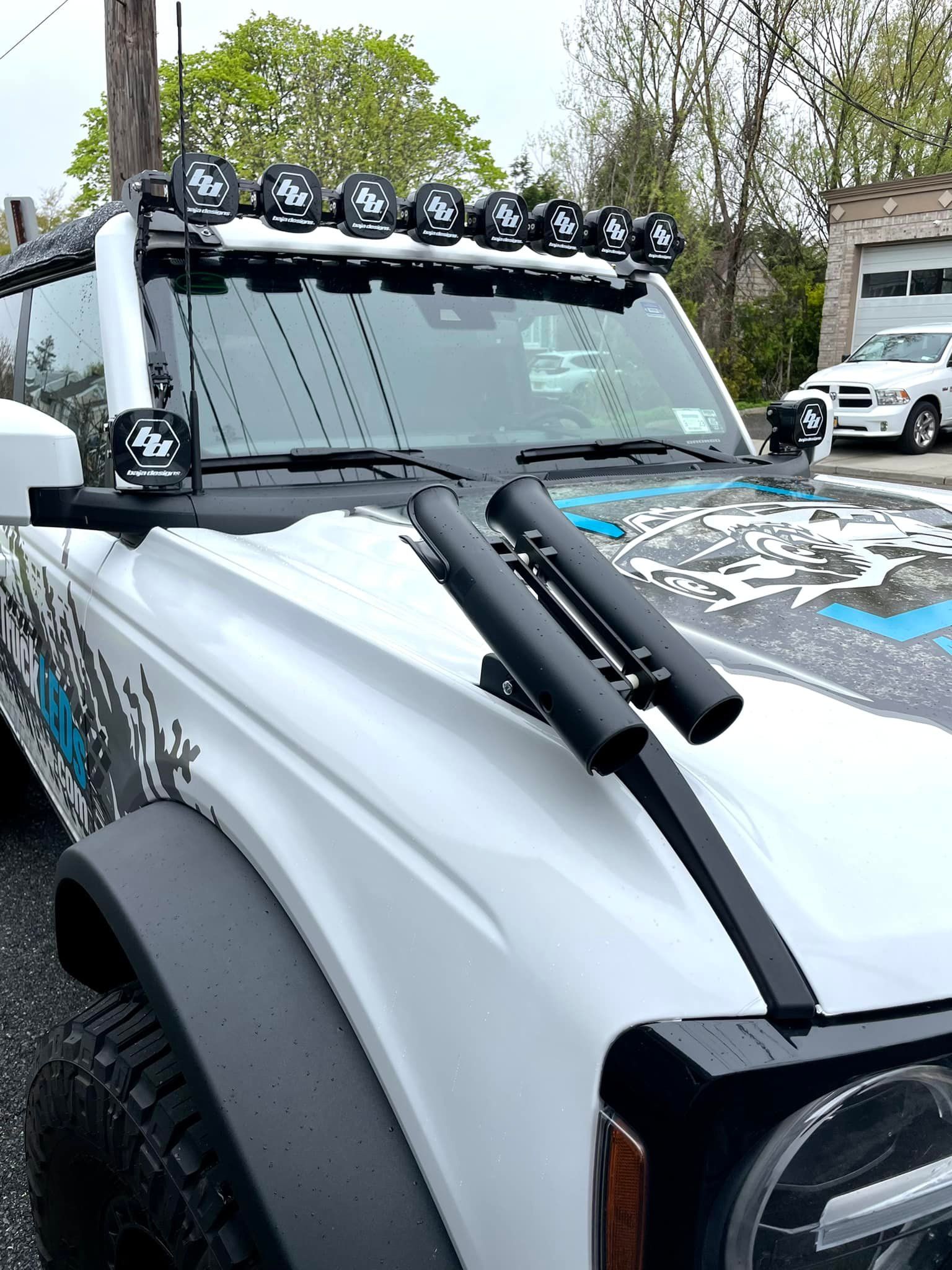 Fishing Rod Holder Solution from KR OffRoad Bronco Nation