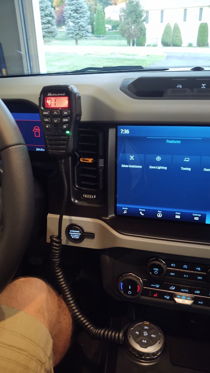 GMRS Radio Install Bronco Nation